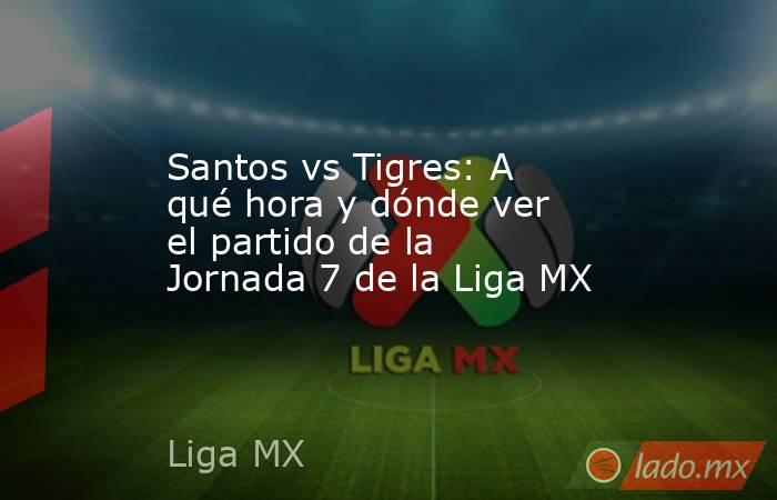 Santos vs Tigres: A qué hora y dónde ver el partido de la Jornada 7 de la Liga MX. Noticias en tiempo real