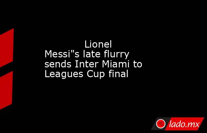             Lionel Messi