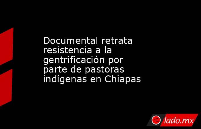 Documental retrata resistencia a la gentrificación por parte de pastoras indígenas en Chiapas. Noticias en tiempo real