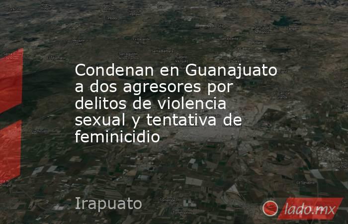 Condenan en Guanajuato a dos agresores por delitos de violencia sexual y tentativa de feminicidio. Noticias en tiempo real