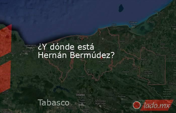 ¿Y dónde está Hernán Bermúdez?. Noticias en tiempo real
