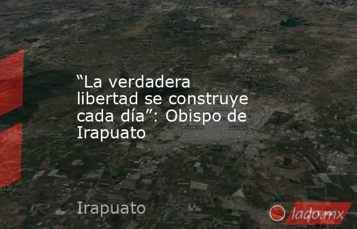 “La verdadera libertad se construye cada día”: Obispo de Irapuato. Noticias en tiempo real