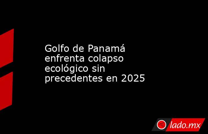 Golfo de Panamá enfrenta colapso ecológico sin precedentes en 2025. Noticias en tiempo real