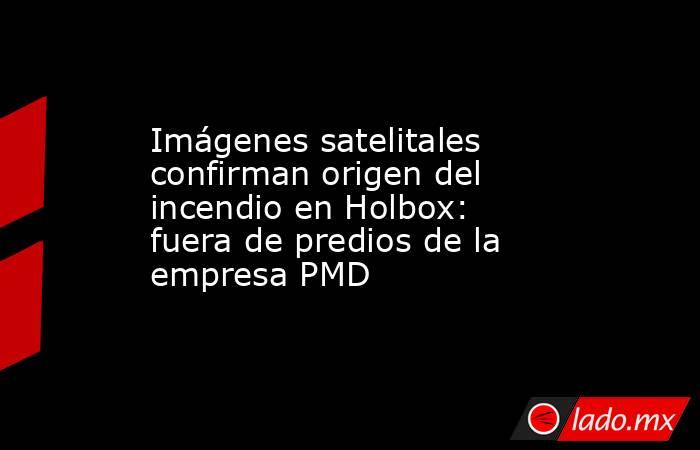 Imágenes satelitales confirman origen del incendio en Holbox: fuera de predios de la empresa PMD. Noticias en tiempo real