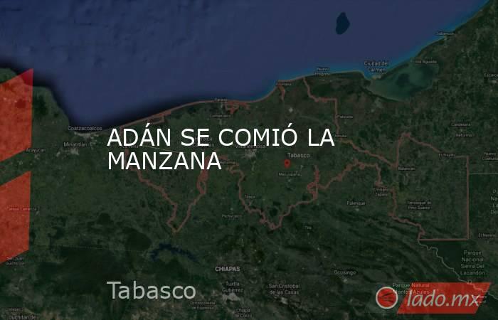 ADÁN SE COMIÓ LA MANZANA. Noticias en tiempo real