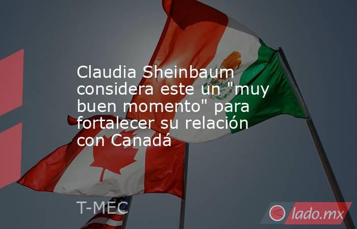 Claudia Sheinbaum considera este un 
