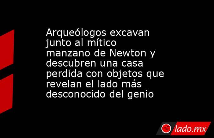 Arqueólogos excavan junto al mítico manzano de Newton y descubren una casa perdida con objetos que revelan el lado más desconocido del genio. Noticias en tiempo real