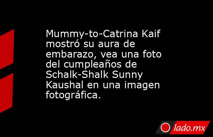 Mummy-to-Catrina Kaif mostró su aura de embarazo, vea una foto del cumpleaños de Schalk-Shalk Sunny Kaushal en una imagen fotográfica.. Noticias en tiempo real