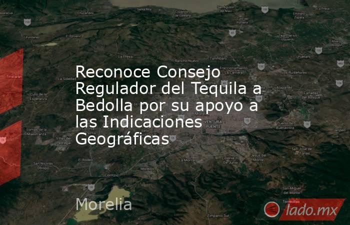 Reconoce Consejo Regulador del Tequila a Bedolla por su apoyo a las Indicaciones Geográficas. Noticias en tiempo real