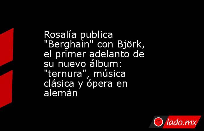 Rosalía publica 