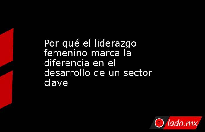 Por qué el liderazgo femenino marca la diferencia en el desarrollo de un sector clave . Noticias en tiempo real