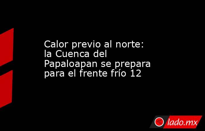 Calor previo al norte: la Cuenca del Papaloapan se prepara para el frente frío 12. Noticias en tiempo real