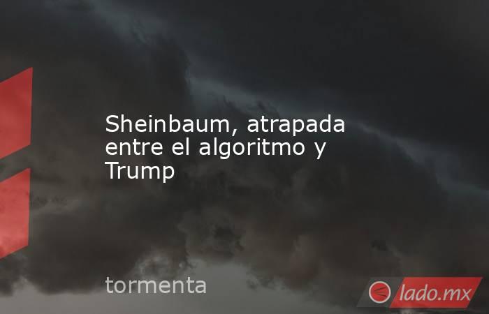 Sheinbaum, atrapada  entre el algoritmo y Trump. Noticias en tiempo real