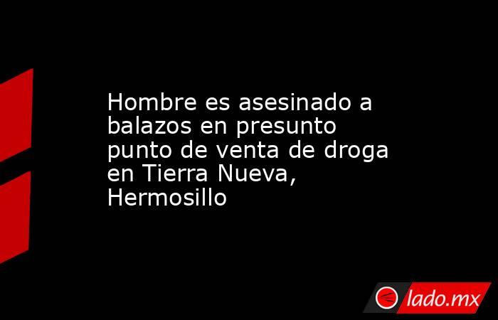 Hombre es asesinado a balazos en presunto punto de venta de droga en Tierra Nueva, Hermosillo. Noticias en tiempo real