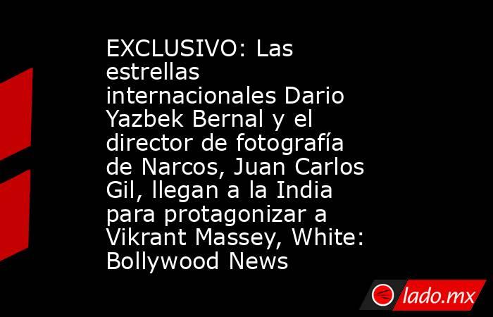 EXCLUSIVO: Las estrellas internacionales Dario Yazbek Bernal y el director de fotografía de Narcos, Juan Carlos Gil, llegan a la India para protagonizar a Vikrant Massey, White: Bollywood News. Noticias en tiempo real