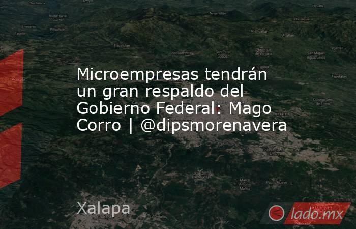 Microempresas tendrán un gran respaldo del Gobierno Federal: Mago Corro | @dipsmorenavera. Noticias en tiempo real