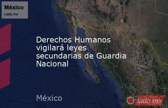 Derechos Humanos vigilará leyes secundarias de Guardia Nacional. Noticias en tiempo real