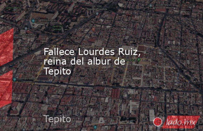 Fallece Lourdes Ruiz, reina del albur de Tepito. Noticias en tiempo real