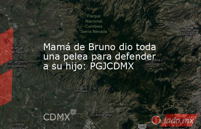 Mamá de Bruno dio toda una pelea para defender a su hijo: PGJCDMX. Noticias en tiempo real