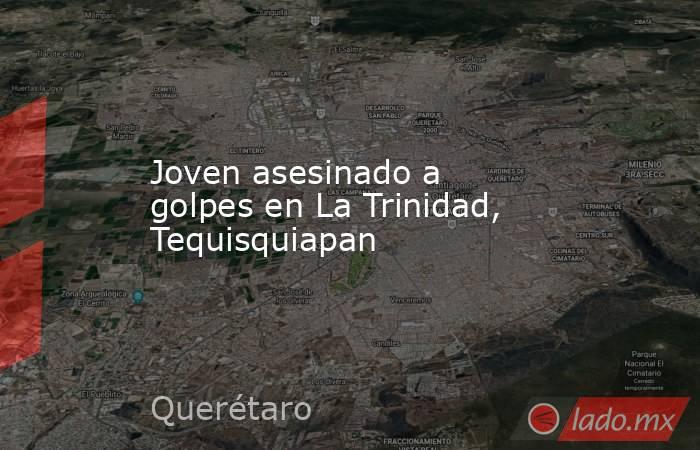 Joven asesinado a golpes en La Trinidad, Tequisquiapan. Noticias en tiempo real