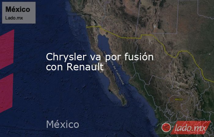 Chrysler va por fusión con Renault. Noticias en tiempo real