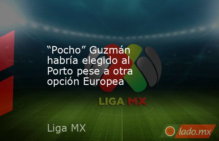 “Pocho” Guzmán habría elegido al Porto pese a otra opción Europea. Noticias en tiempo real
