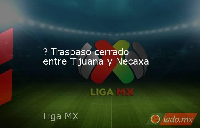 ? Traspaso cerrado entre Tijuana y Necaxa. Noticias en tiempo real