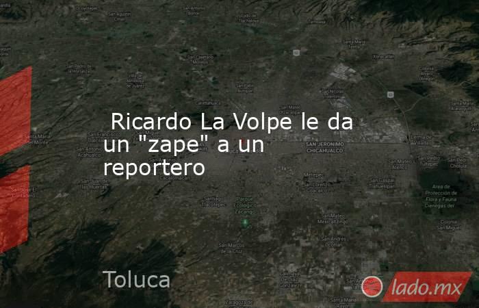  Ricardo La Volpe le da un 