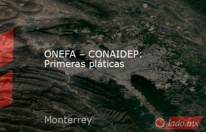 ONEFA – CONAIDEP: Primeras pláticas. Noticias en tiempo real