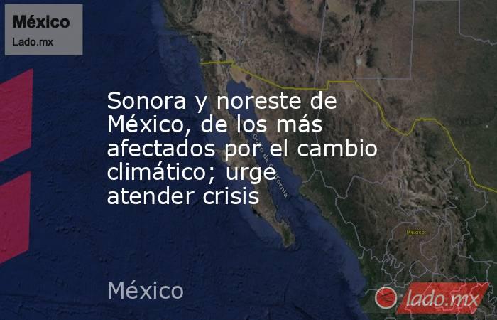 Sonora y noreste de México, de los más afectados por el cambio climático; urge atender crisis. Noticias en tiempo real