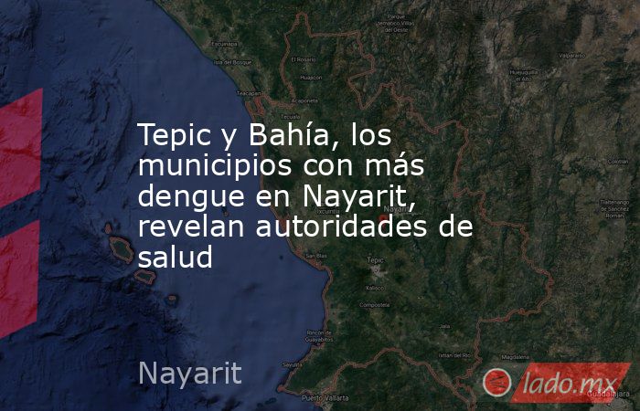 Tepic y Bahía, los municipios con más dengue en Nayarit, revelan autoridades de salud. Noticias en tiempo real