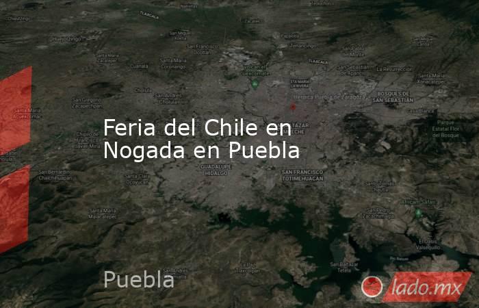 Feria del Chile en Nogada en Puebla. Noticias en tiempo real