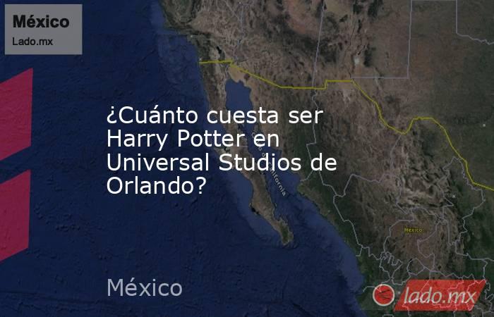 ¿Cuánto cuesta ser Harry Potter en Universal Studios de Orlando?. Noticias en tiempo real