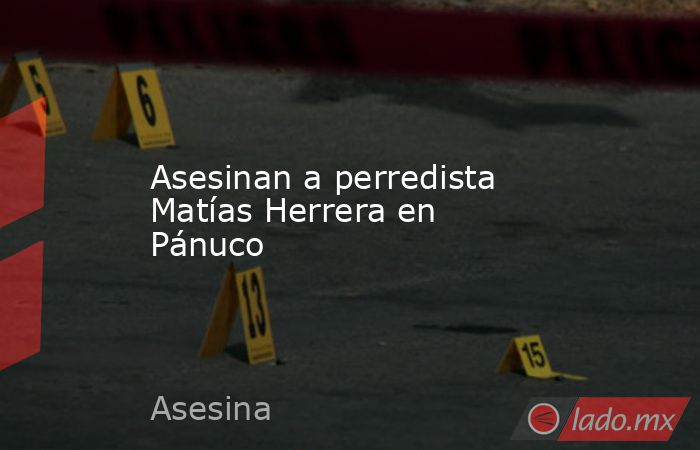 Asesinan a perredista Matías Herrera en Pánuco. Noticias en tiempo real