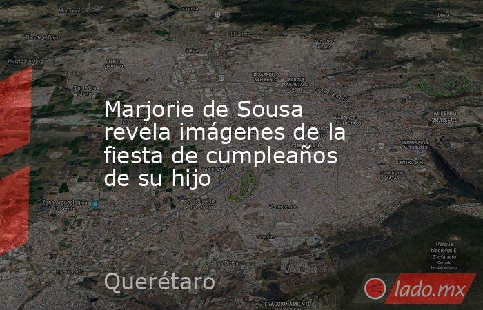 Marjorie de Sousa revela imágenes de la fiesta de cumpleaños de su hijo. Noticias en tiempo real