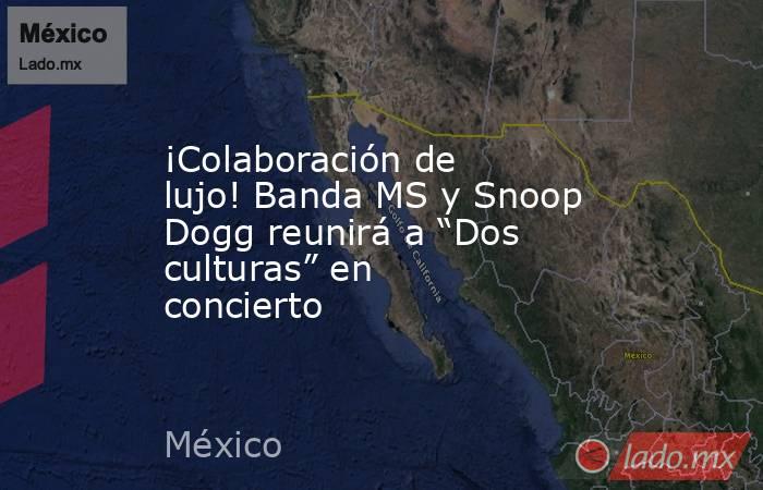 ¡Colaboración de lujo! Banda MS y Snoop Dogg reunirá a “Dos culturas” en concierto. Noticias en tiempo real