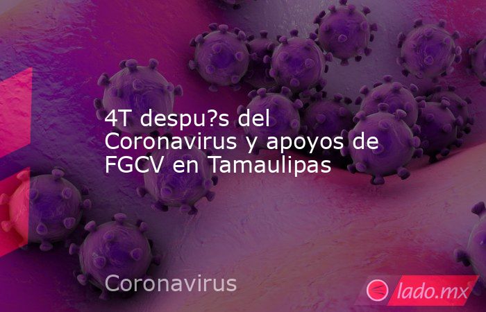 4T despu?s del Coronavirus y apoyos de FGCV en Tamaulipas. Noticias en tiempo real