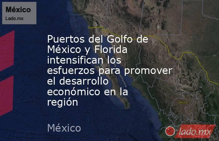 Puertos del Golfo de México y Florida intensifican los esfuerzos para promover el desarrollo económico en la región. Noticias en tiempo real