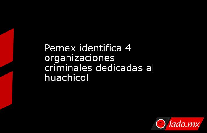 Pemex identifica 4 organizaciones criminales dedicadas al huachicol. Noticias en tiempo real