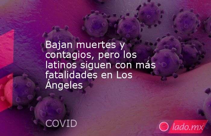 Bajan muertes y contagios, pero los latinos siguen con más fatalidades en Los Ángeles. Noticias en tiempo real