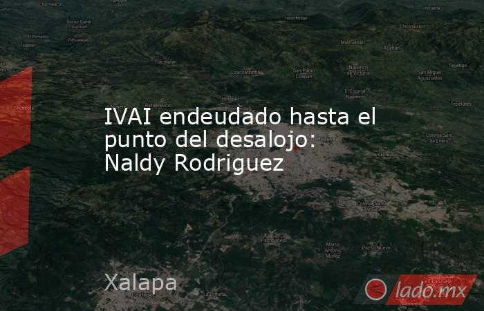 IVAI endeudado hasta el punto del desalojo: Naldy Rodriguez. Noticias en tiempo real