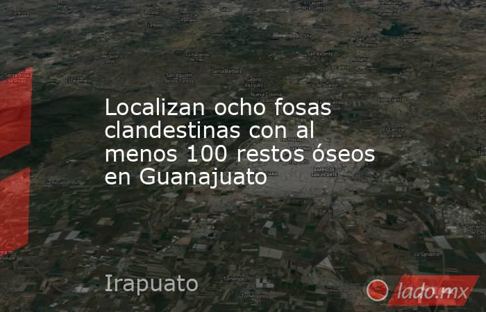 Localizan ocho fosas clandestinas con al menos 100 restos óseos en Guanajuato. Noticias en tiempo real