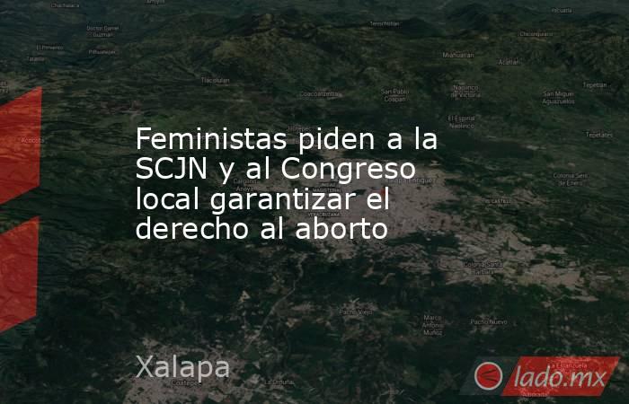 Feministas piden a la SCJN y al Congreso local garantizar el derecho al aborto. Noticias en tiempo real