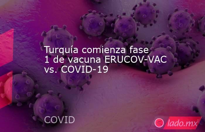 Turquía comienza fase 1 de vacuna ERUCOV-VAC vs. COVID-19. Noticias en tiempo real