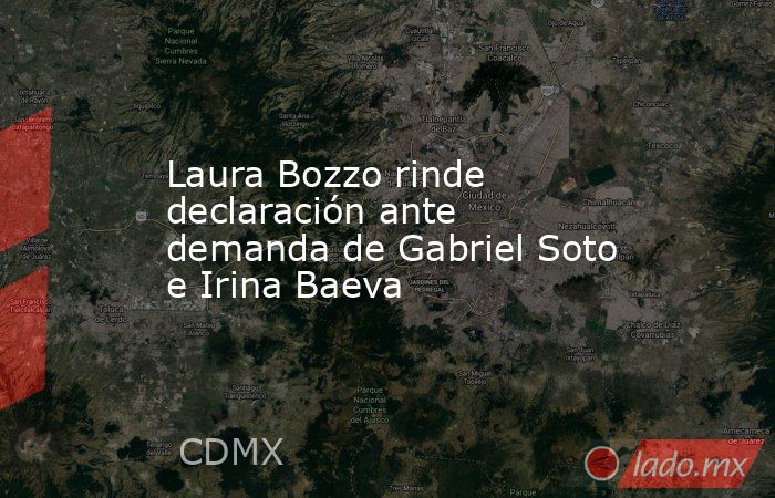 Laura Bozzo rinde declaración ante demanda de Gabriel Soto e Irina Baeva
. Noticias en tiempo real