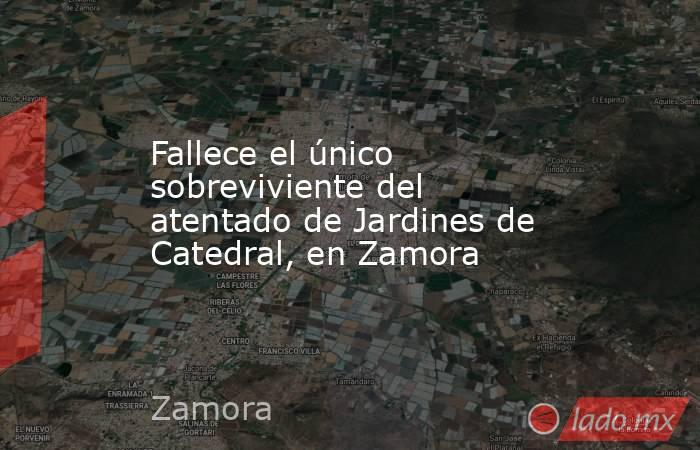 Fallece el único sobreviviente del atentado de Jardines de Catedral, en Zamora. Noticias en tiempo real