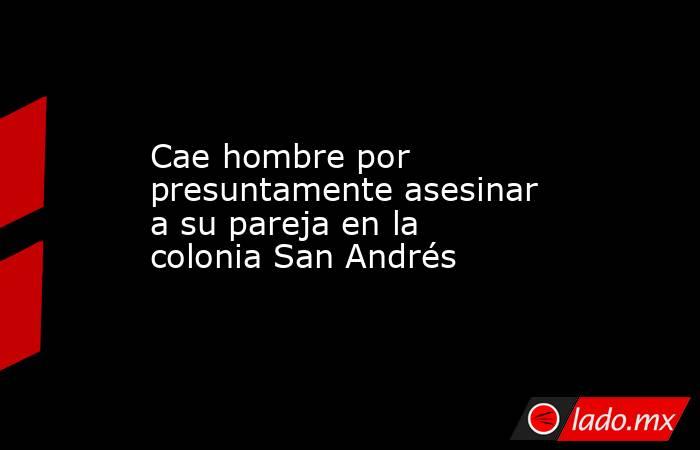 Cae hombre por presuntamente asesinar a su pareja en la colonia San Andrés
. Noticias en tiempo real