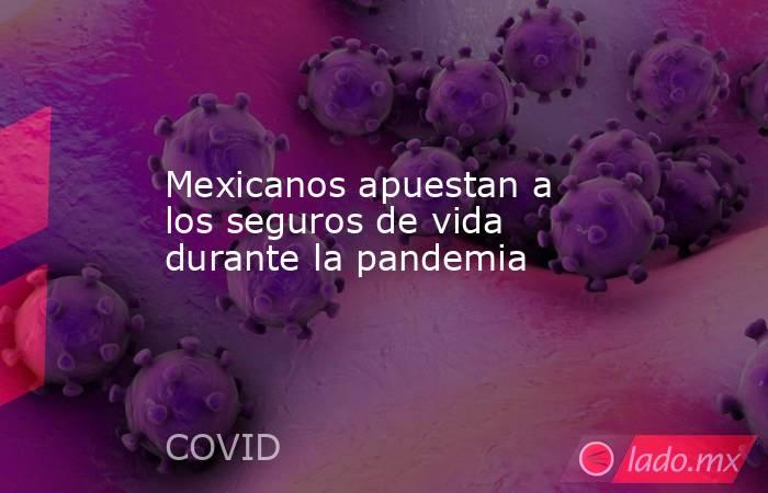 Mexicanos apuestan a los seguros de vida durante la pandemia. Noticias en tiempo real