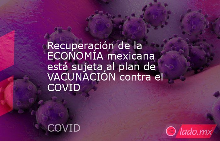 Recuperación de la ECONOMÍA mexicana está sujeta al plan de VACUNACIÓN contra el COVID. Noticias en tiempo real