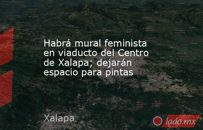Habrá mural feminista en viaducto del Centro de Xalapa; dejarán espacio para pintas. Noticias en tiempo real